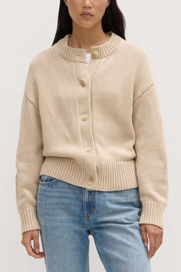 Assembly Label - Ava Knit Cardigan, Natural