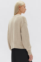 Assembly Label - Ava Knit Cardigan, Natural