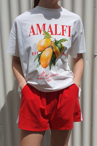 By Frankie - Amalfi Mango Tee, White