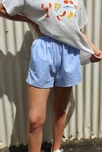 By Frankie - Racer Shorts, Blue Gingham