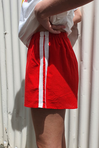 By Frankie - Racer Shorts, Red