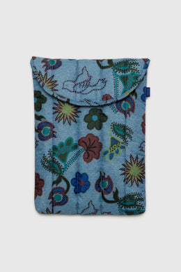 Baggu - Puffy Laptop Sleeve 13”, Digital Denim Birds