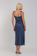 Blak - Bow Slip, Navy White Pinstripe