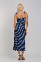 Blak - Bow Slip, Navy White Pinstripe