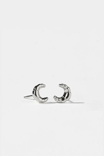 Meadowlark - Croissant Stud Earrings, Sterling Silver