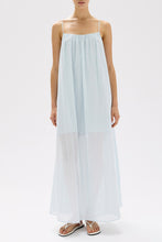 Assembly Label - Cammy Stripe Maxi Dress, Blue Haze / White