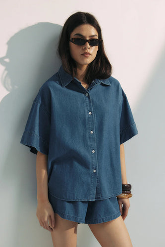 Commoners - Boyfriend Shirt, Chambray