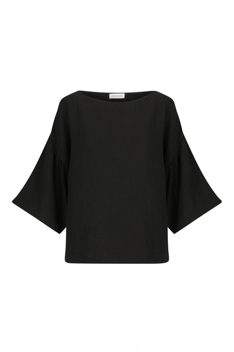 Dominique Healy - Bella Blouse, Black