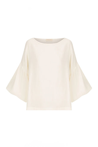 Dominique Healy - Bella Blouse, Cream