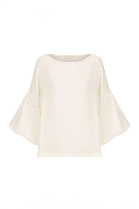 Dominique Healy - Bella Blouse, Cream