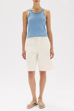 Assembly Label - Drew Rib Tank, Bahama and White