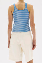 Assembly Label - Drew Rib Tank, Bahama and White