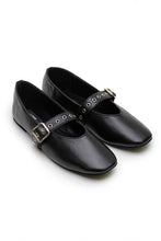 La Tribe - Eilwen Ballet Flat, Black/ Silver