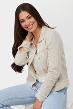 Humidity - Bella Linen Jacket, Natural