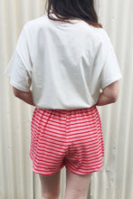 By Frankie - Ibiza Short Set, Pink/Red Stripe