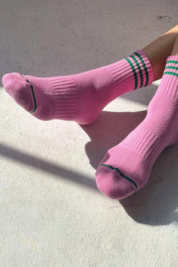 Le Bon Shoppe - Girlfriend Socks, Rose Pink