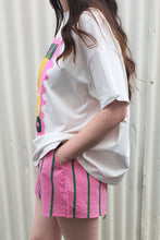 By Frankie - Limoncello T Shirt Set, Pink/ Green Stripe