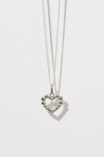 Meadowlark - Fizzy Heart Charm Necklace, Sterling Silver