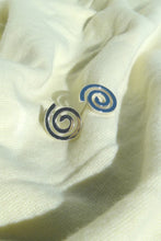 Meadowlark - Spiral Studs, Sterling Silver