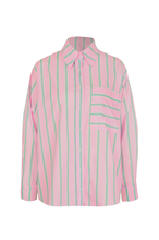 Ruby - Ida Shirt, Pink Apple Stripe