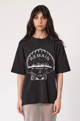 Remain - Oceans Edge Tee, Washed Black