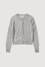 Assembly Label - Semra Cotton Cashmere Cardigan, Grey Marle