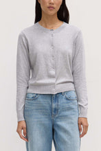 Assembly Label - Semra Cotton Cashmere Cardigan, Grey Marle