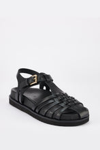 Sol Sana - Fisherman Footbed Sandals, Black