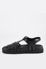 Sol Sana - Fisherman Footbed Sandals, Black