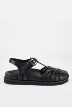 Sol Sana - Fisherman Footbed Sandals, Black