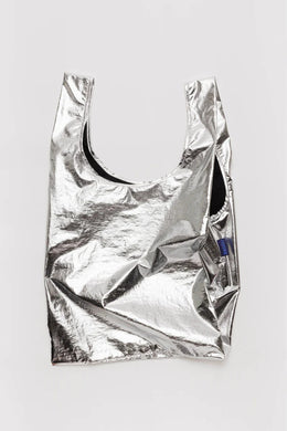 Baggu - Standard Baggu, Metallic Silver