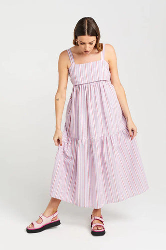 Thing Thing - Zigger Dress, Lilac Fuchsia