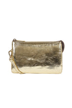 Saben - Tilly Crossbody Bag, Light Gold Crinkle