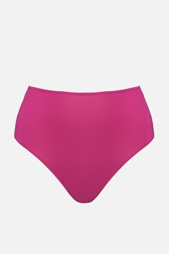 Videris Lingerie - Whitney High Waist Bikini Brief, Bohemian Magenta