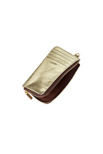 Saben - Winona Card Holder, Gold Crinkle