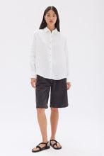 Assembly Label - Xander Linen Shirt, White