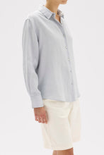 Assembly Label - Xander Linen Shirt, Blue Haze