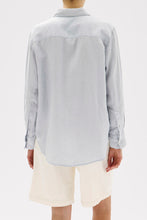 Assembly Label - Xander Linen Shirt, Blue Haze