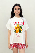 By Frankie - Amalfi T Shirt Set, White/Red Gingham