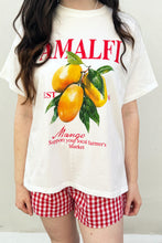 By Frankie - Amalfi T Shirt Set, White/Red Gingham