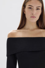 Assembly Label - Cari Off Shoulder Merino Wool Top, Black