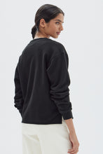 Assembly Label - Dash Cotton Fleece Crew, Black