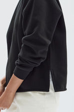 Assembly Label - Dash Cotton Fleece Crew, Black