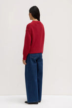 Assembly Label - Ava Knit Cardigan, Dark Cherry