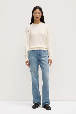 Assembly Label - Cotton Cashmere Lounge Sweater, Cream