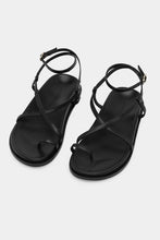 Assembly Label - Hilary Leather Sandal, Black