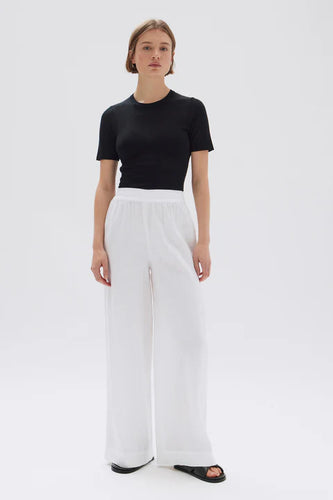 Assembly Label - Nilsa Pant, White