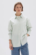 Assembly Label - Signature Poplin Shirt, Rosemary/White