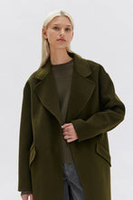 Assembly Label - Sadie Single Breasted Coat, Forest