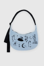 Baggu - Medium Nylon Crescent Bag, Embroidered Ballet Icons